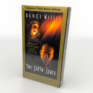 The Sixth Sense VHS New Sealed Bonus Edition Bruce Willis M Night Shyamalan 2000
